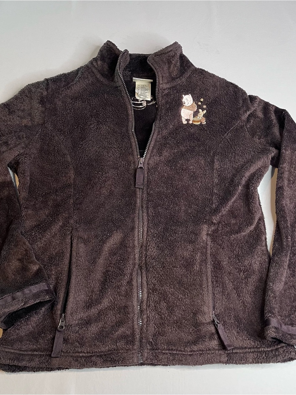Embroidered Winnie the Pooh Women’s Fleece Jacket